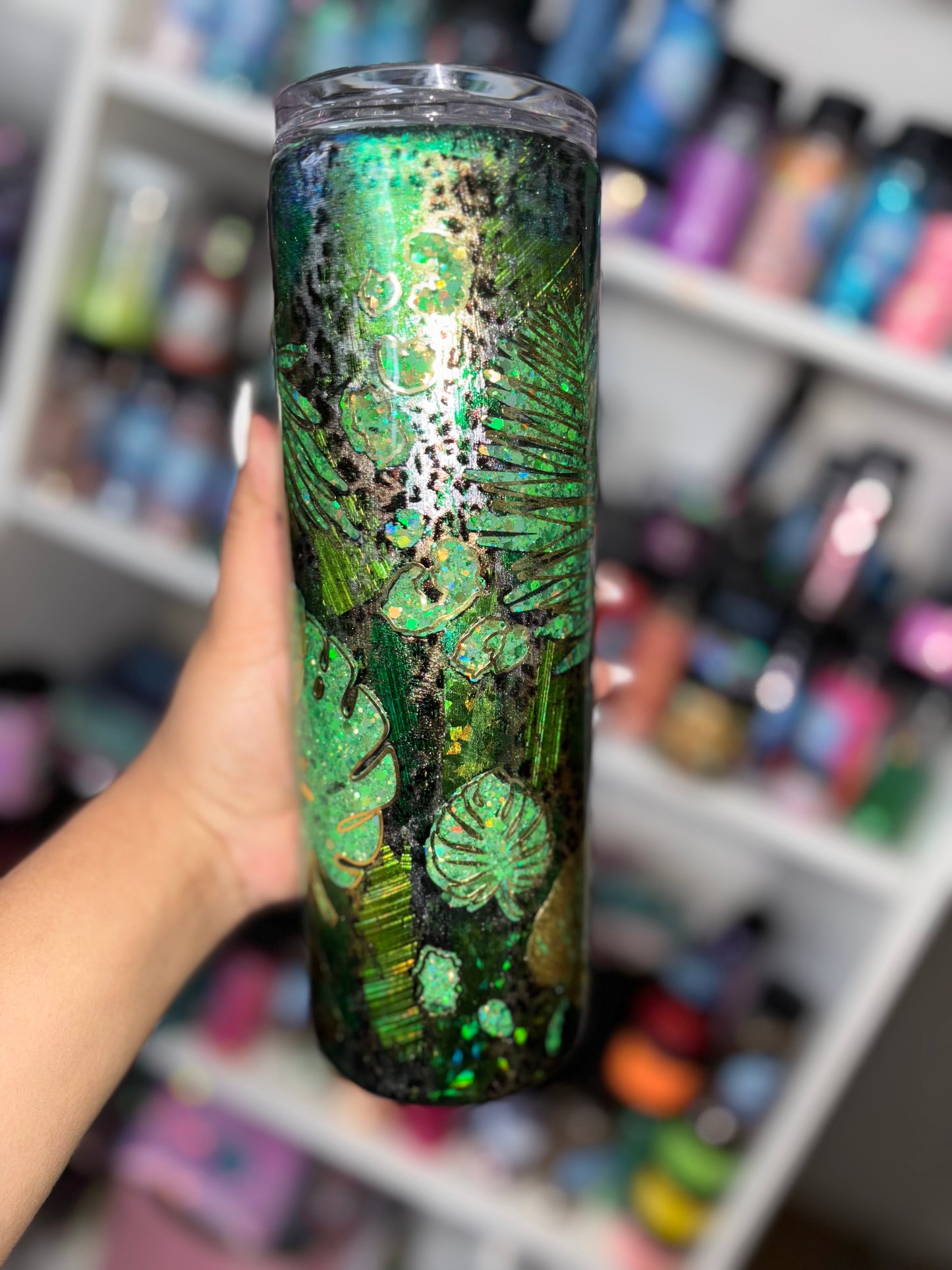 30oz Skinny Monstera