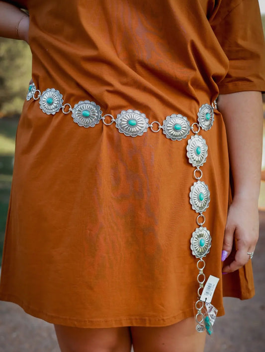 Concho Link Belt, Regular Fit