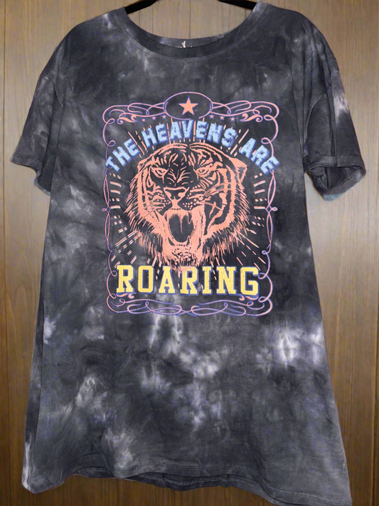 Acid Wash T-shirt Dress