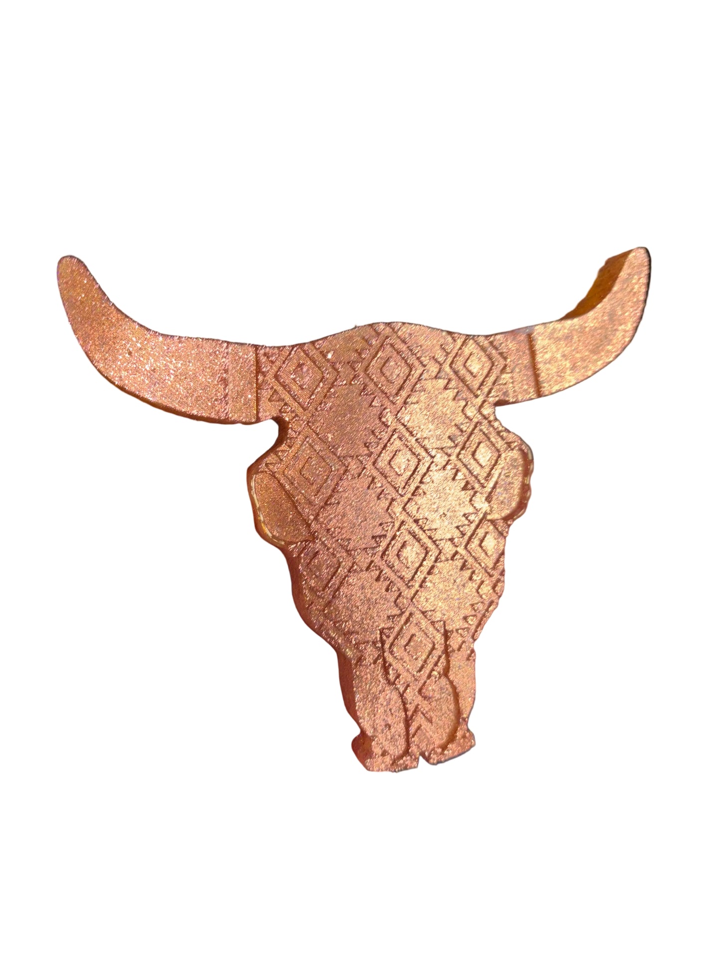 UNDECORATED Aztec Too Bull Skull Freshie