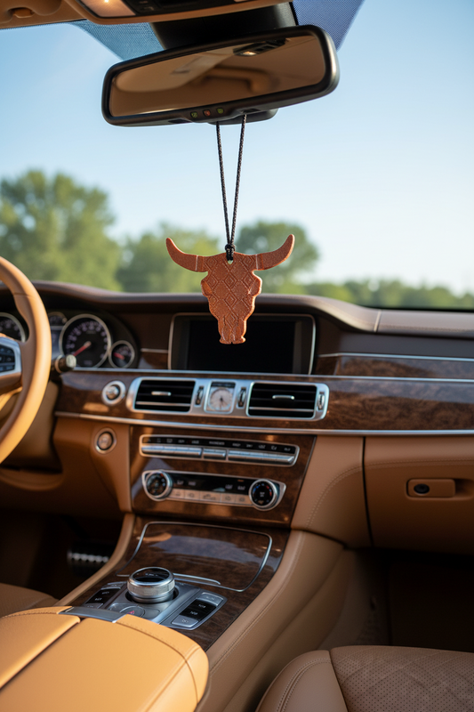 UNDECORATED Aztec Too Bull Skull Freshie