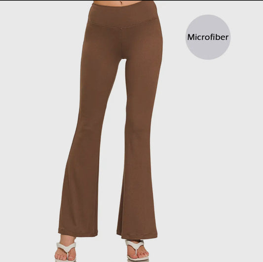 Julie Microfiber Flare Yoga Pant