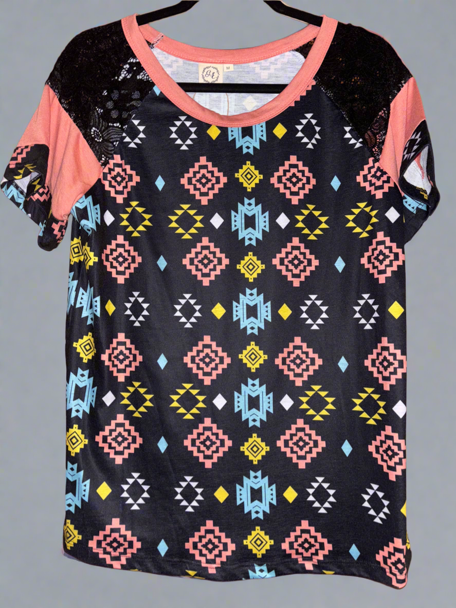 Aztec Print Shirt